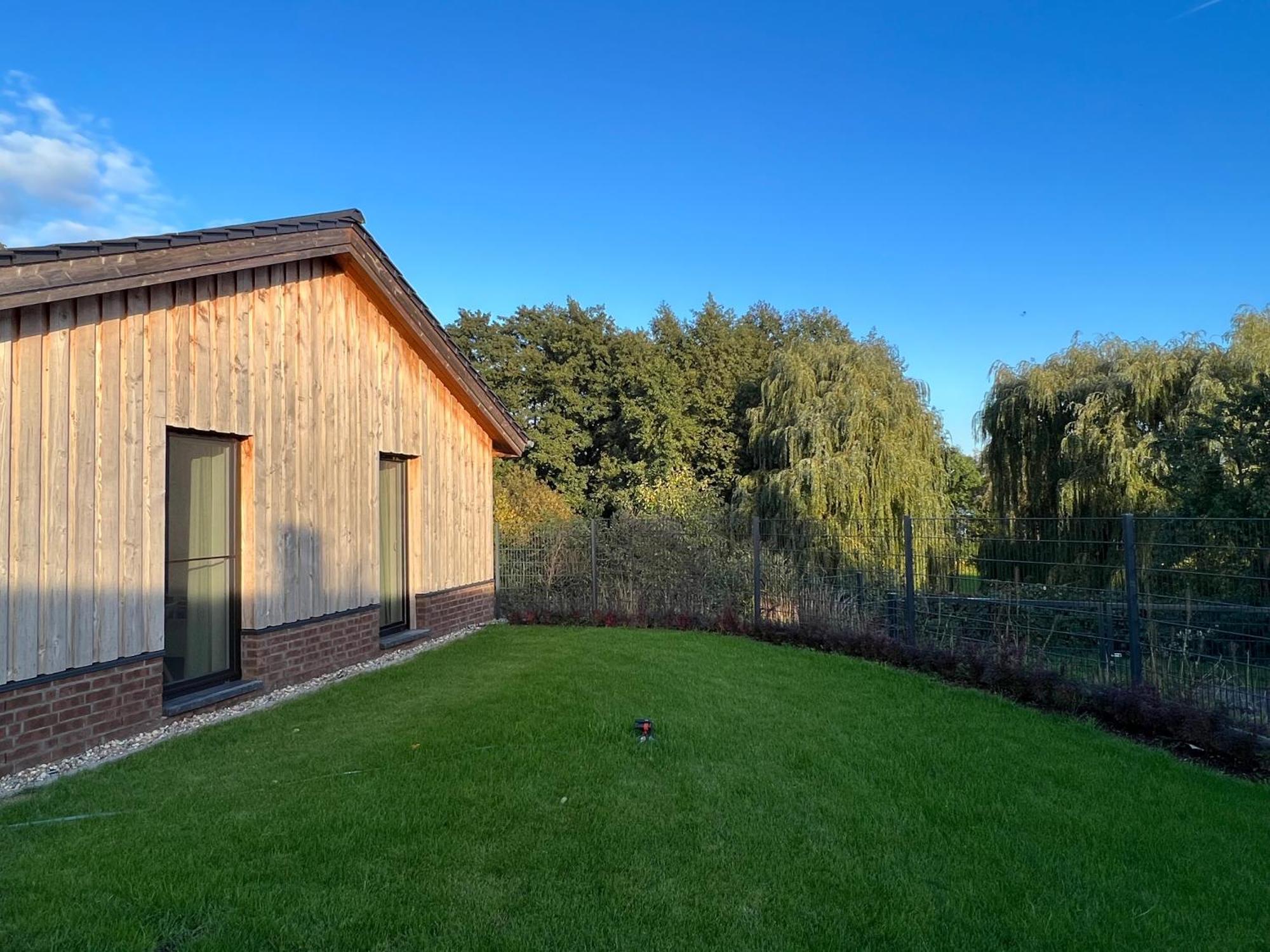 Ferienhaus Auszeit Mit Sauna Schwarz Buitenkant foto